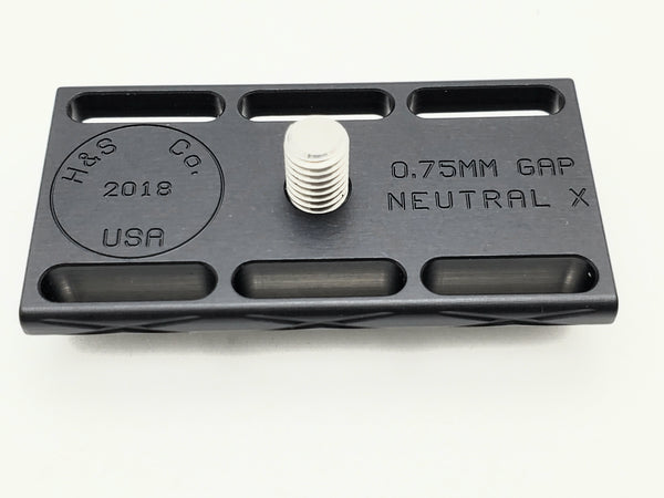 N075 Aluminum Baseplate - Hardcoat Anodized