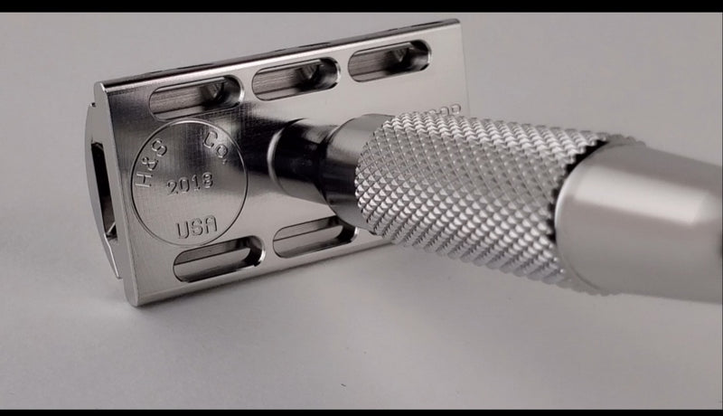 N075 Stainless Steel - Machined Finish with Partial-Knurled 95mm Handle