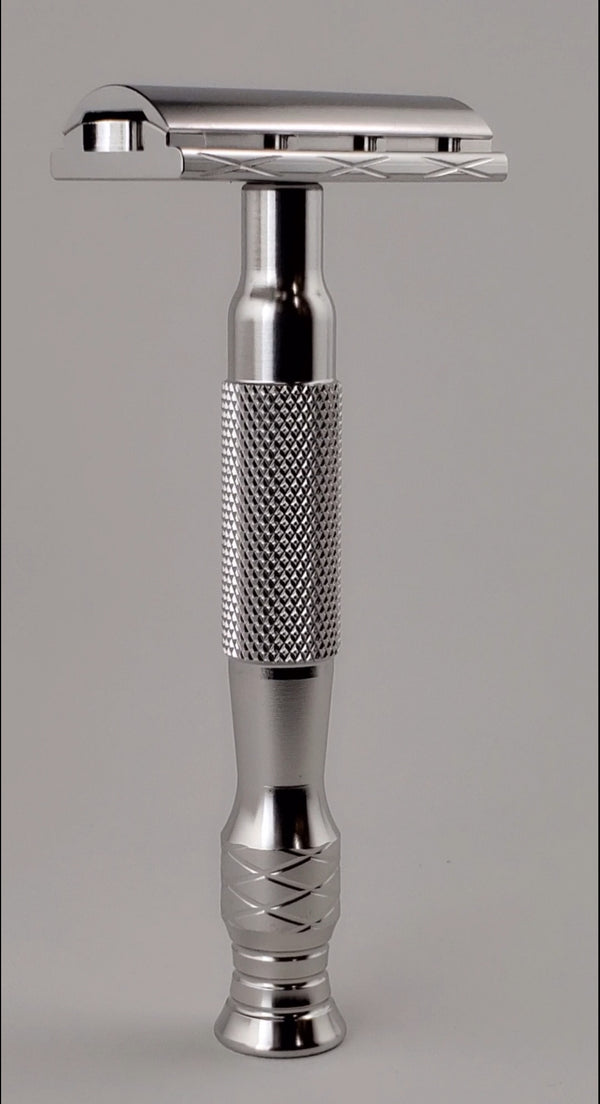 N075 Stainless Steel - Machined Finish with Partial-Knurled 95mm Handle