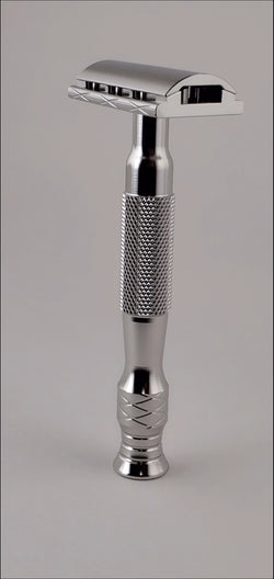 N075 Stainless Steel - Machined Finish with Partial-Knurled 95mm Handle