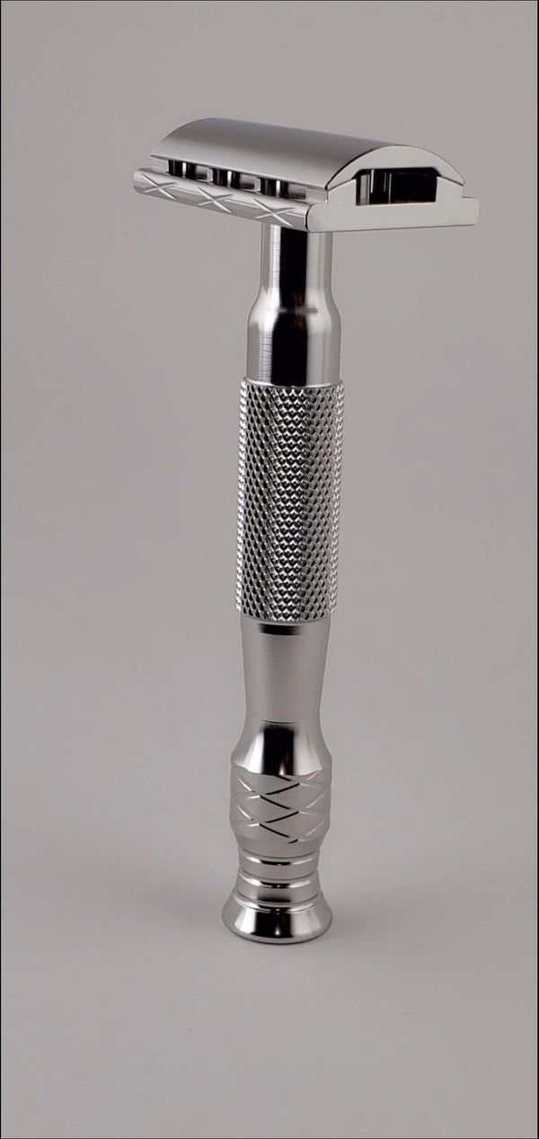 N075 Stainless Steel - Machined Finish with Partial-Knurled 95mm Handle
