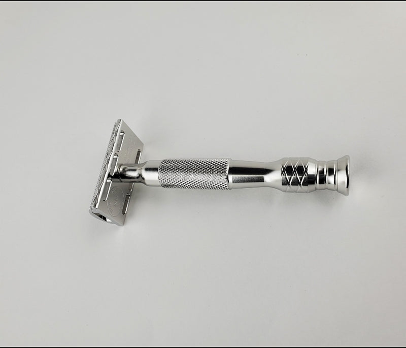 N075 Stainless Steel - Machined Finish with Partial-Knurled 95mm Handle